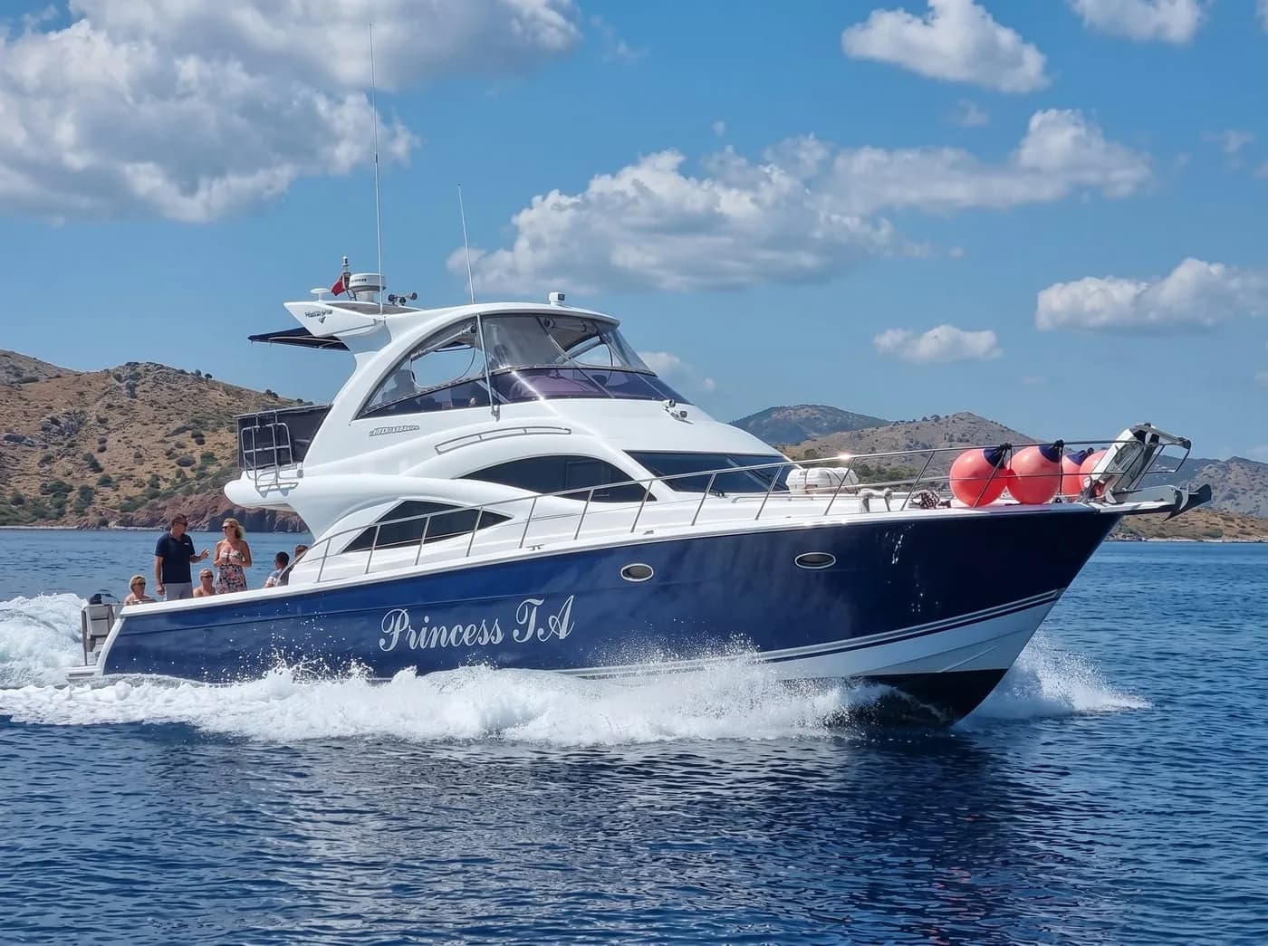 Princess Fast Boat cruising past Komodo